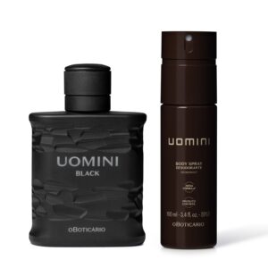 Combo Uomini: Black Desodorante Colônia 100ml + Body Spray 100ml